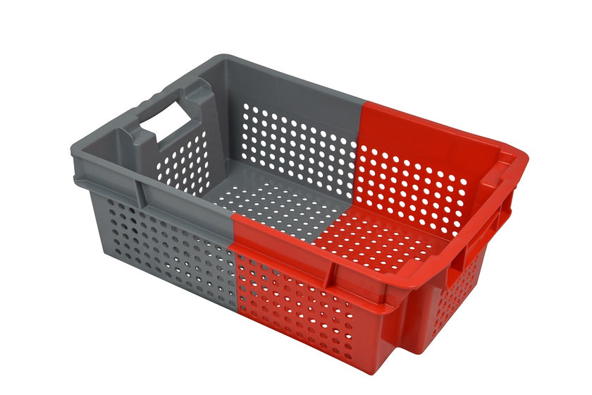 Nestbare stapelbak 70% (600x400x200) geventileerd