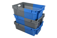 Nestbare stapelbak 70% (600x400x200) geventileerd