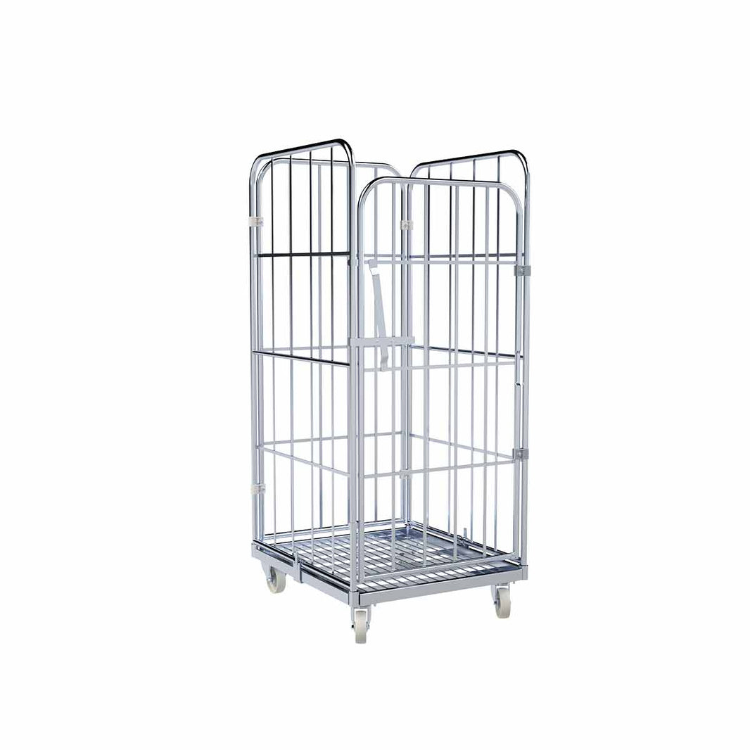 4-heks rolcontainer met stalen bodem (724x815x1630)