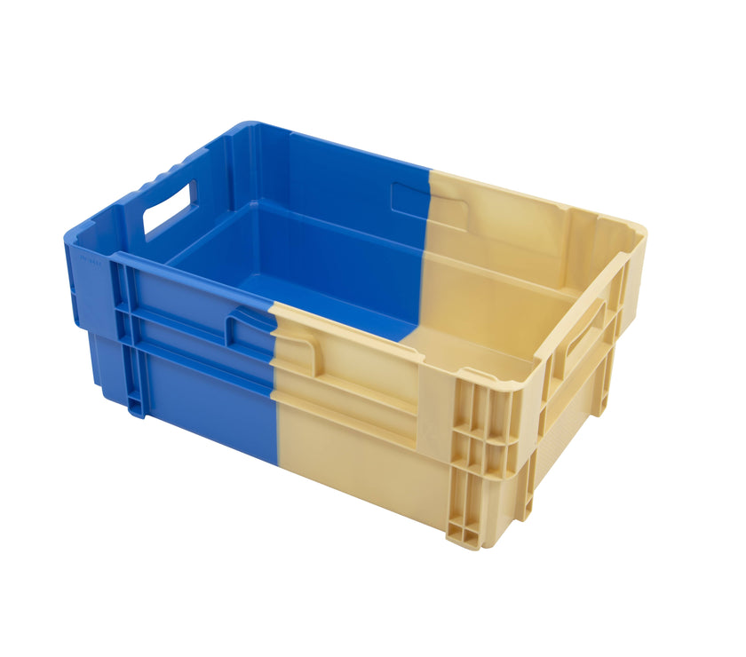 Nestbare stapelbak 50% (600x400x240) gesloten
