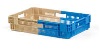 Nestbare stapelbak 50% (600x400x127) geventileerd