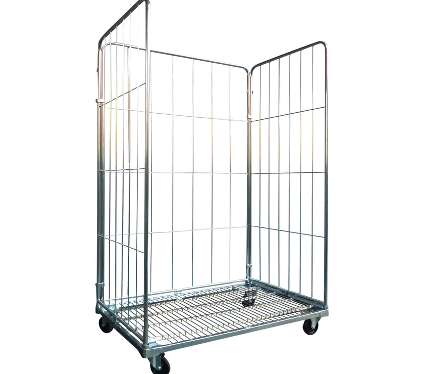 3-heks rolcontainer met stalen bodem (1200x800x1800)