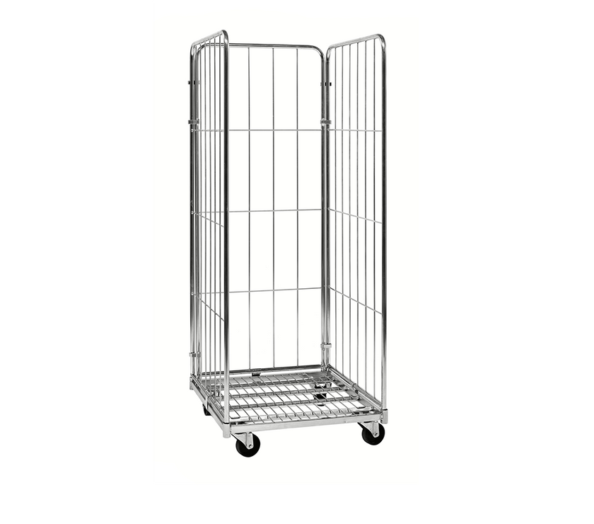 3-heks rolcontainer met stalen bodem (720x800x1800)