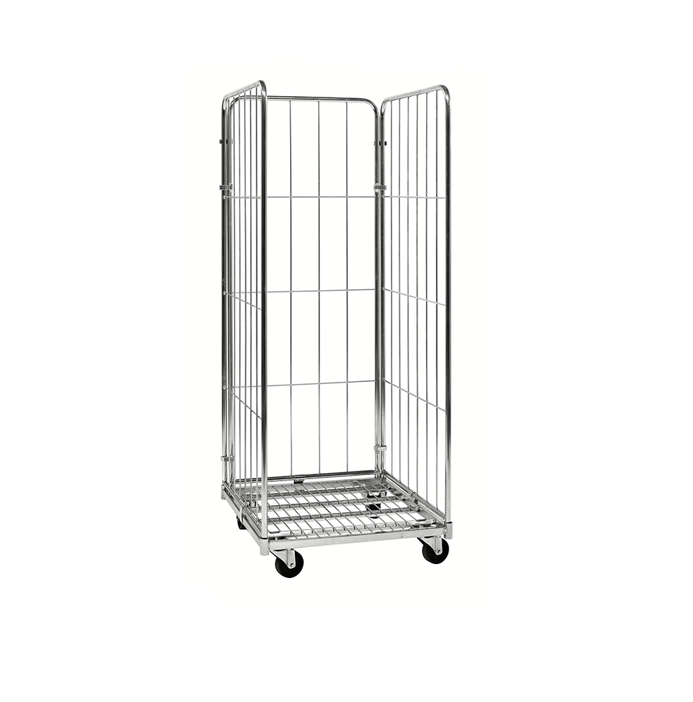 3-heks rolcontainer met stalen bodem (720x800x1800)