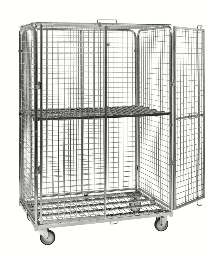 Anti-diefstal rolcontainer met stalen bodem (1200x800x1845)