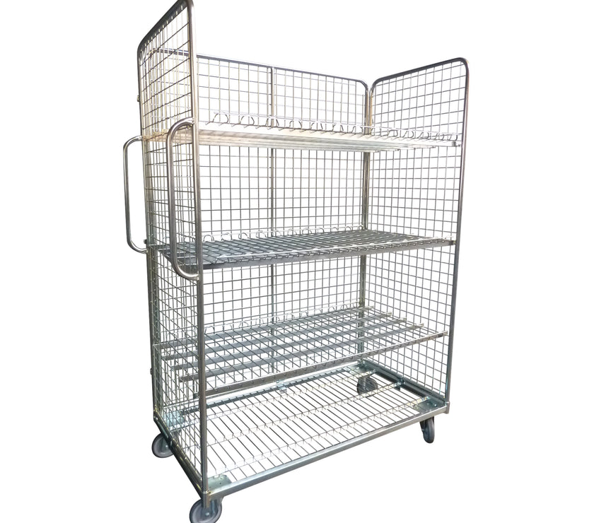 3-heks rolcontainer met stalen bodem (1290x670x1830)