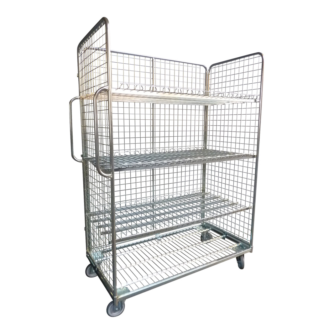 3-heks rolcontainer met stalen bodem (1290x670x1830)